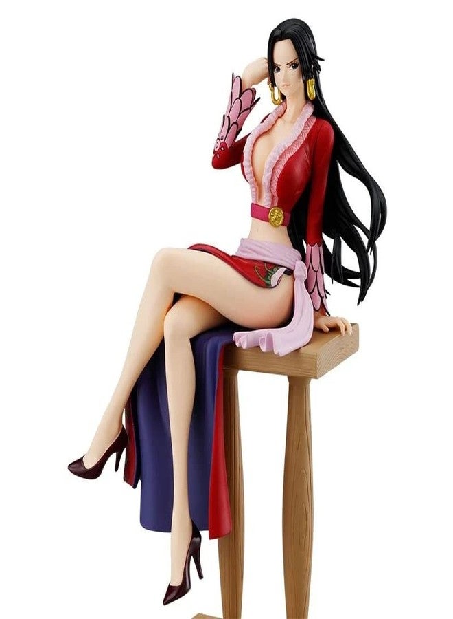 Trunkin Boa Hancock Sitting Pirate Action Figure 20CM | Weeb Manga Collectible Grandline Journey Prize Figure | PVC Anime Figurine - Pack of 1 (Multicolor) - Image 1